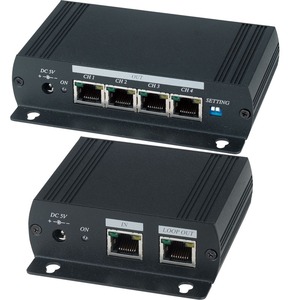 Передача по витой паре KVM (VGA, USB, PS/2, RS-232 и аудио) SC&T VE05AL
