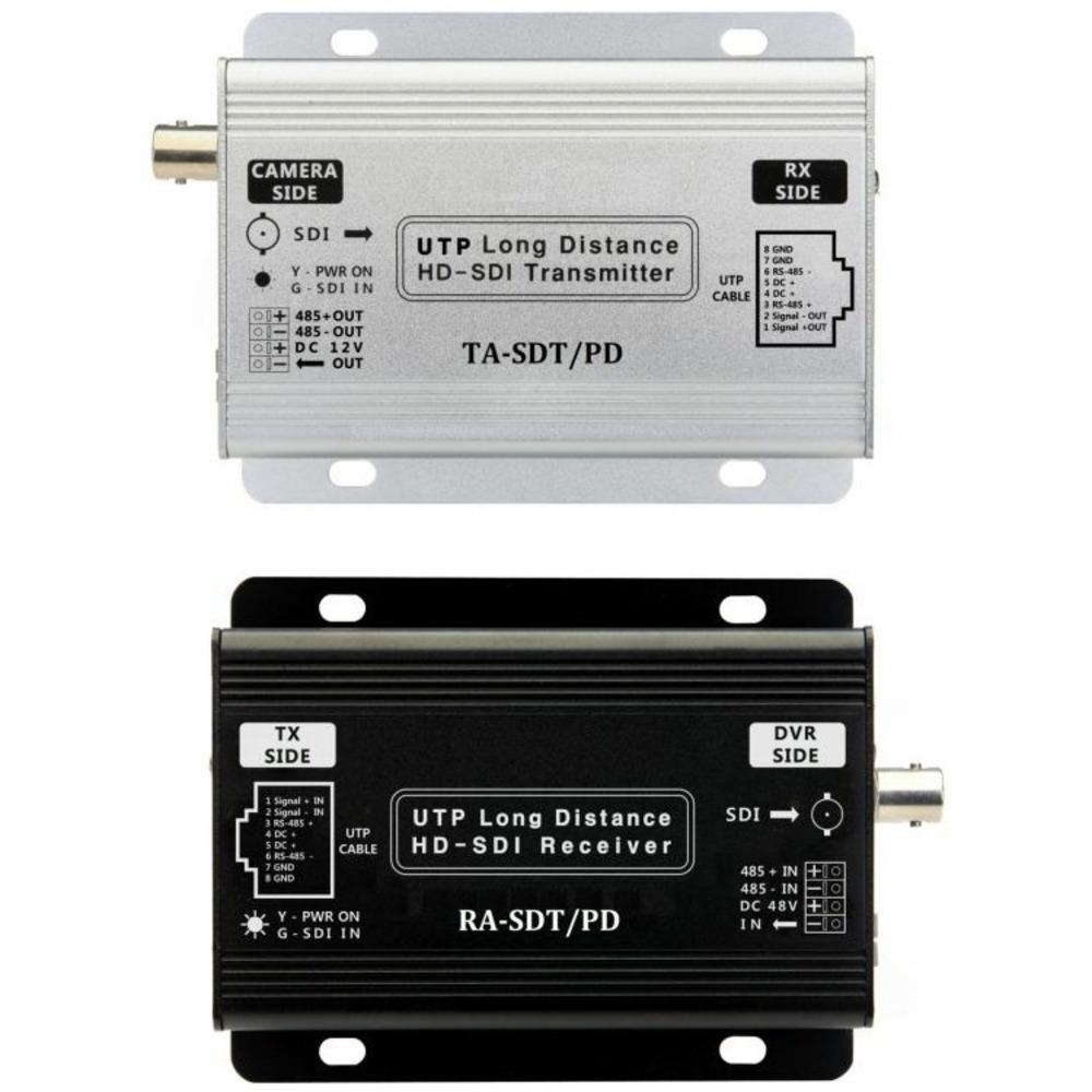 Передача по витой паре SDI Osnovo TA-SDT/PD+RA-SDT/PD