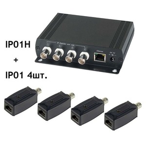 Передача по коаксиальному кабелю Ethernet SC&T IP01K