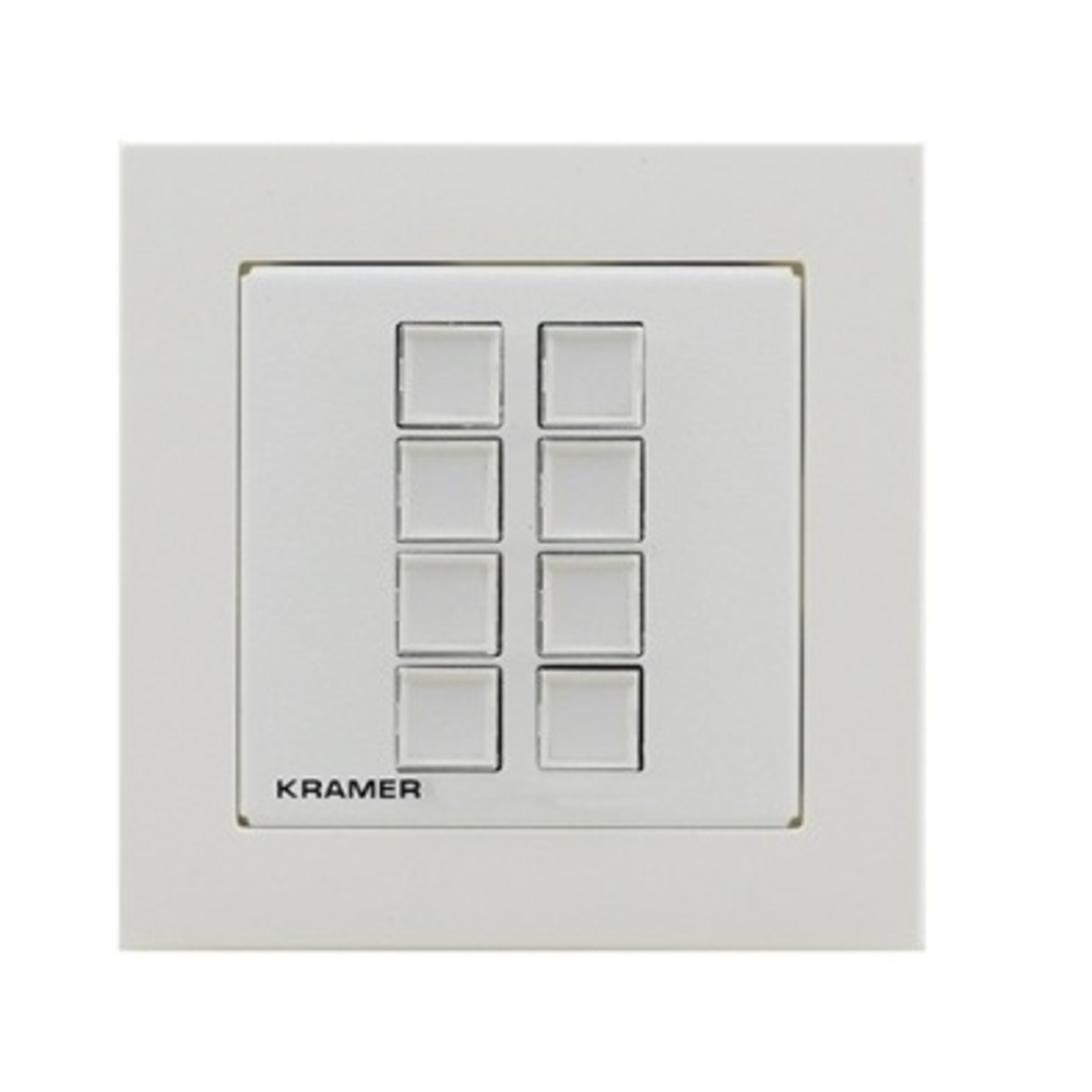 Панель управления универсальная с 8 кнопками Kramer RC-308/US-D(W/B)