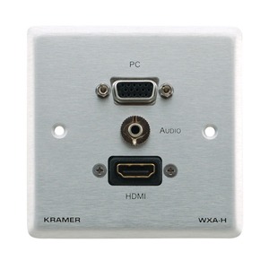 Установочная панель с разъемами DVI, HDMI Kramer WXA-H/EU(G)-86