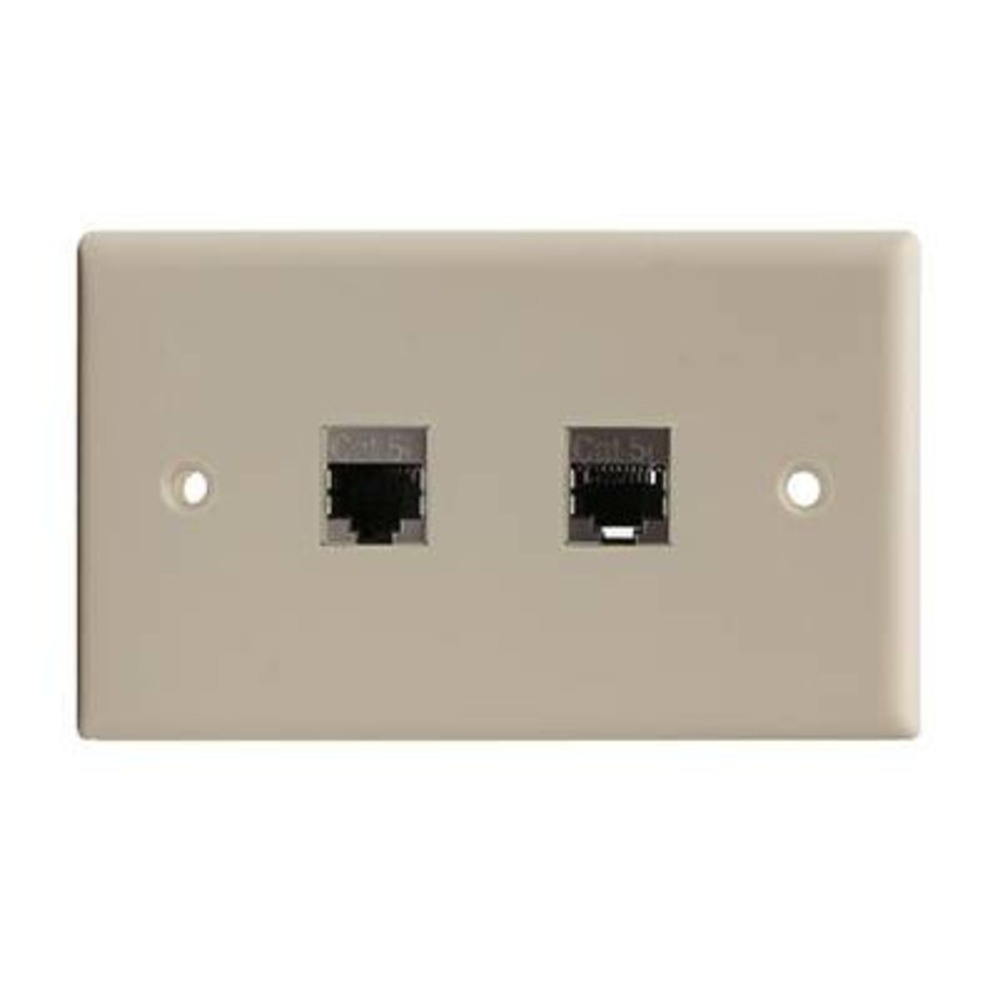 Установочная панель с разъемами Ethernet Gefen WP-CAT5-2X-W