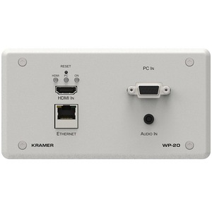 Установочная панель с разъемами Ethernet Kramer WP-20/EU(B)-86