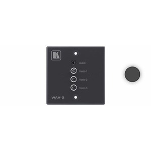 Установочная панель с разъемами RCA, S-Video, Аудио Kramer WAV-2/U(G)