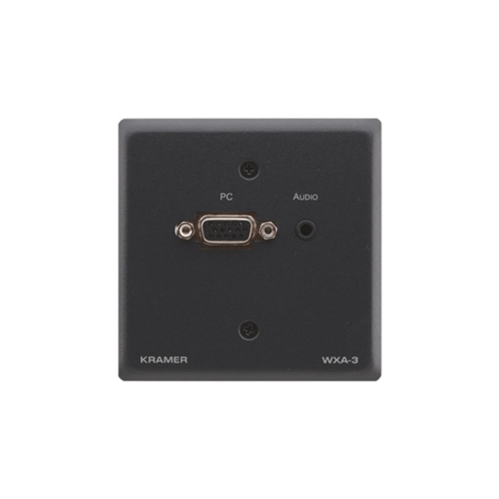 Настенная панель-переходник с разъема VGA (HD-15) Kramer WXA-3/EU(W)