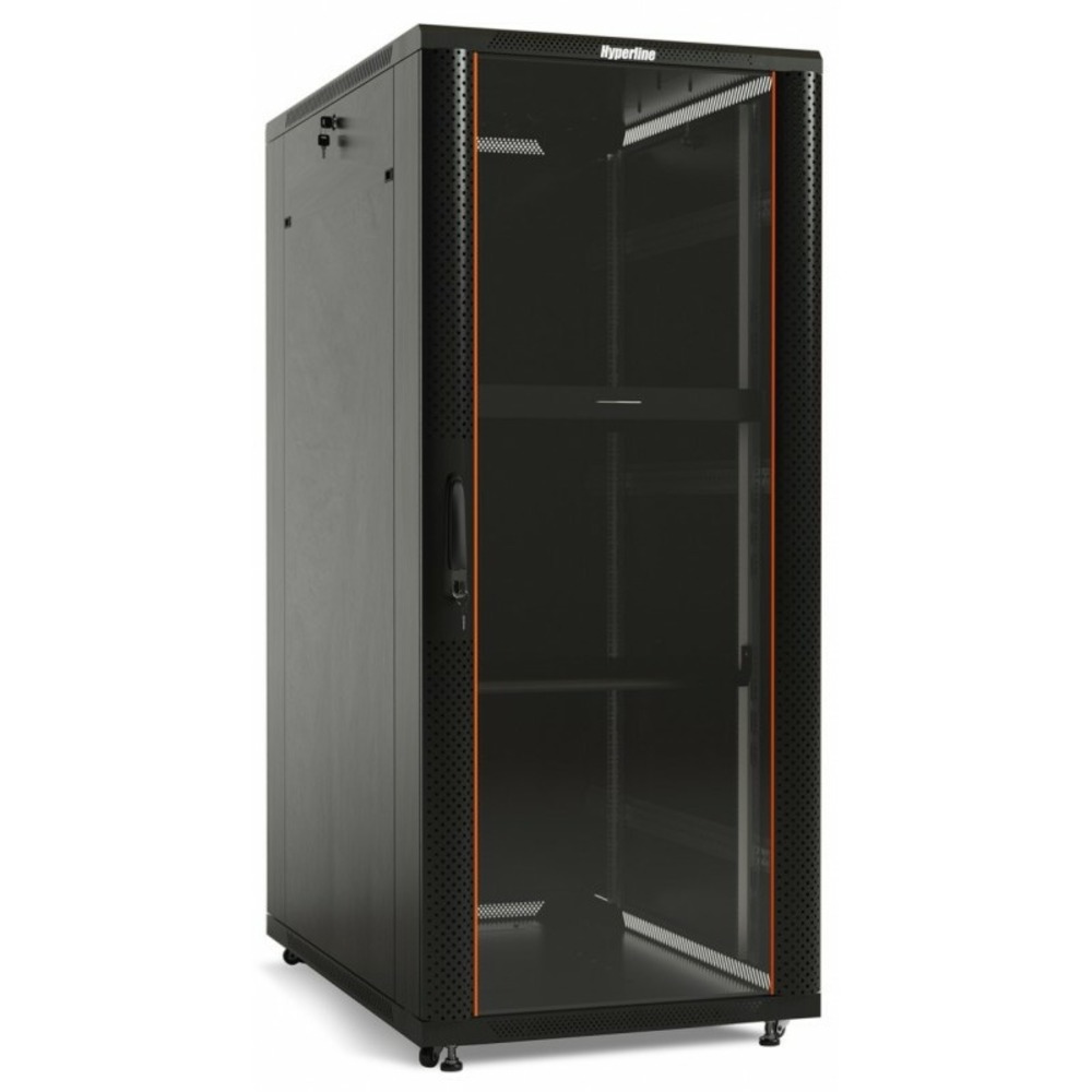 Напольный рэковый шкаф 19 дюймов Hyperline TTC2-3268-AS-RAL9004
