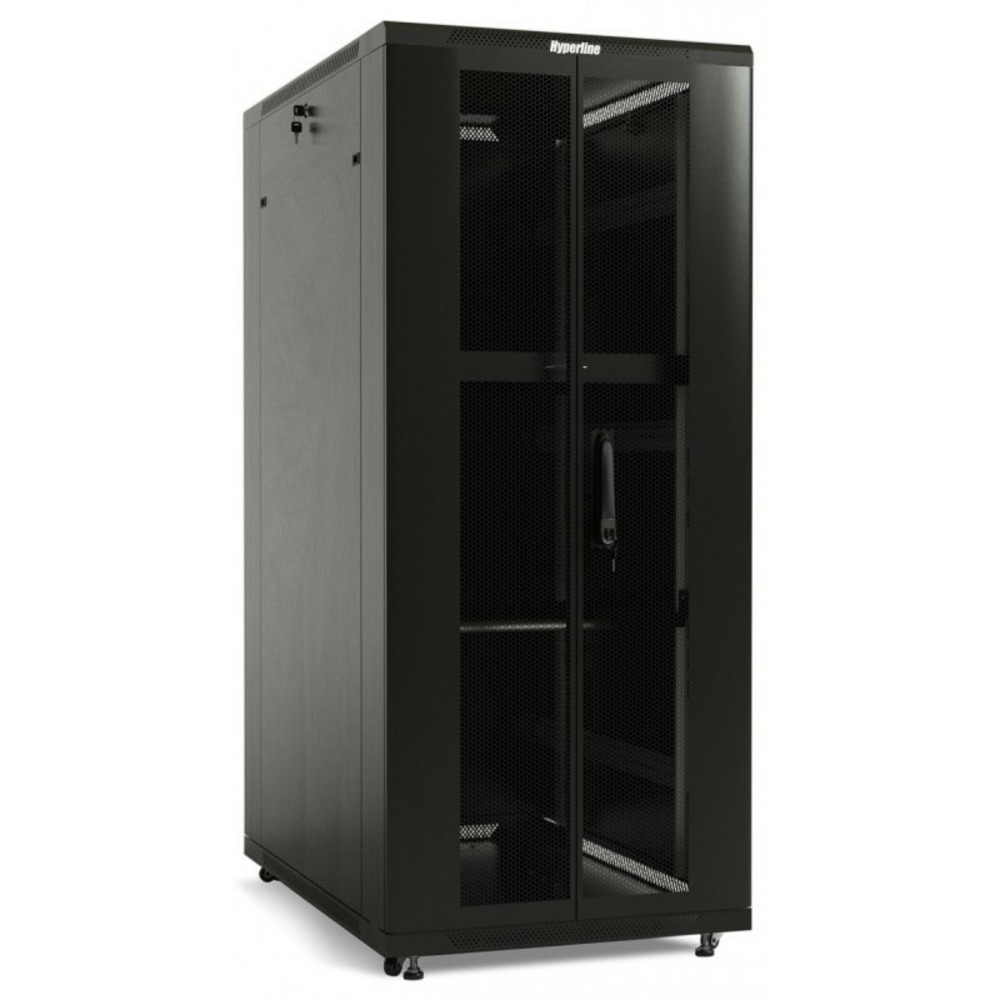 Напольный рэковый шкаф 19 дюймов Hyperline TTC2-2268-DD-RAL9004