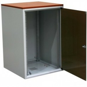 Напольный рэковый шкаф 19 дюймов ZPAS WZ-3987-01-03-011-BBL