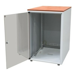 Напольный рэковый шкаф 19 дюймов ZPAS WZ-3987-01-01-011-BBL
