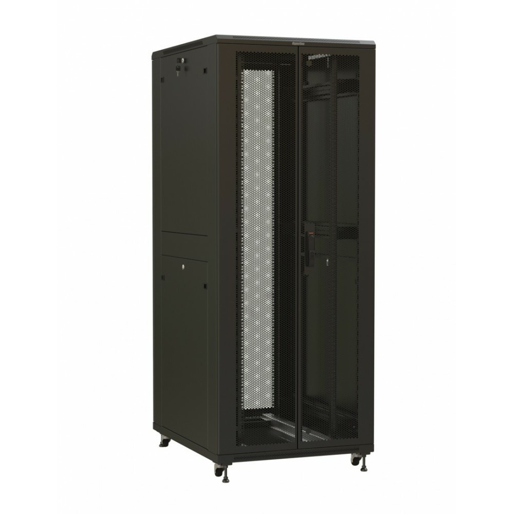 Шкаф напольный 19-дюймовый Hyperline TTR-3761-DD-RAL9005
