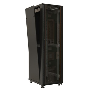 Шкаф напольный 19-дюймовый Hyperline TTB-4766-AS-RAL9004