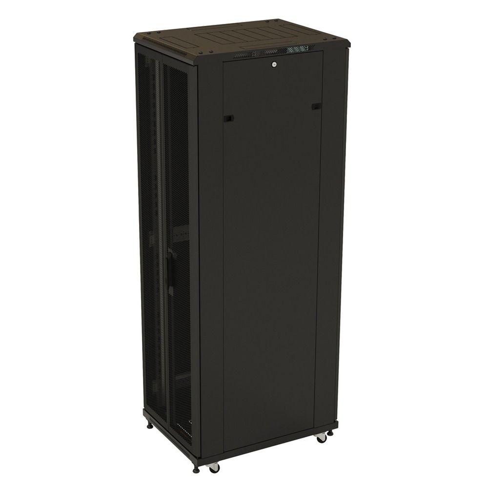 Шкаф напольный 19-дюймовый Hyperline TTB-3768-DD-RAL9004