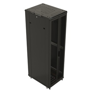 Шкаф напольный 19-дюймовый Hyperline TTB-3768-DD-RAL9004