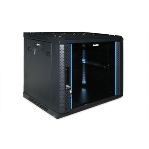 Настенный рэковый шкаф 19 дюймов Hyperline TWFS-0445-SR-RAL9004
