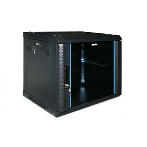 Настенный рэковый шкаф 19 дюймов Hyperline TWFS-FC-1266-GP-RAL9004