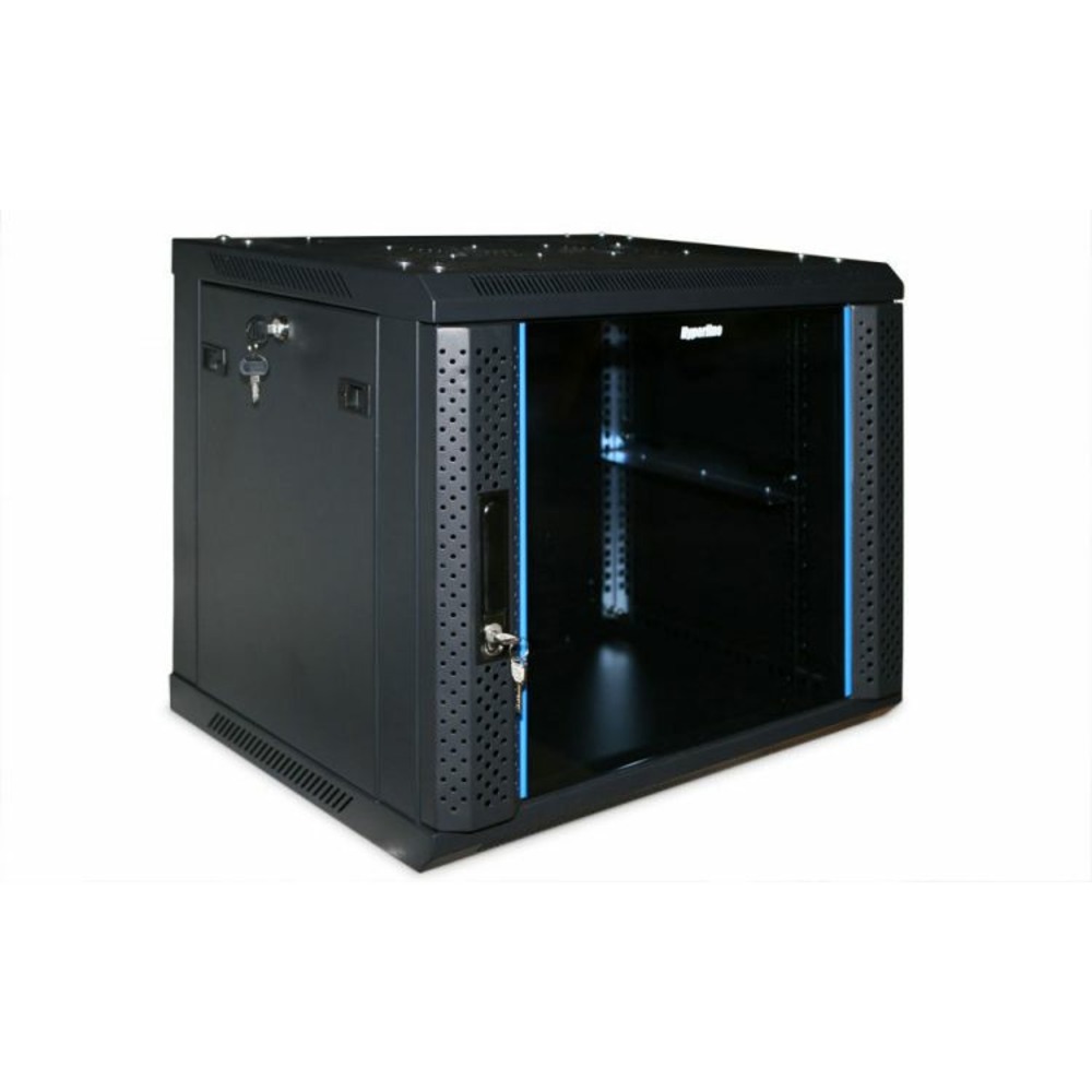 Настенный рэковый шкаф 19 дюймов Hyperline TWFS-1545-GP-RAL9004