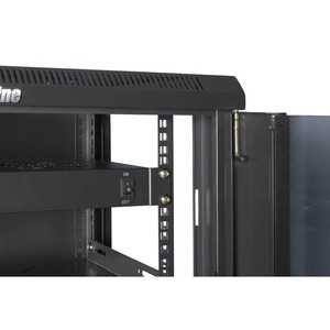 Настенный рэковый шкаф 19 дюймов Hyperline TWFS-1545-GP-RAL9004