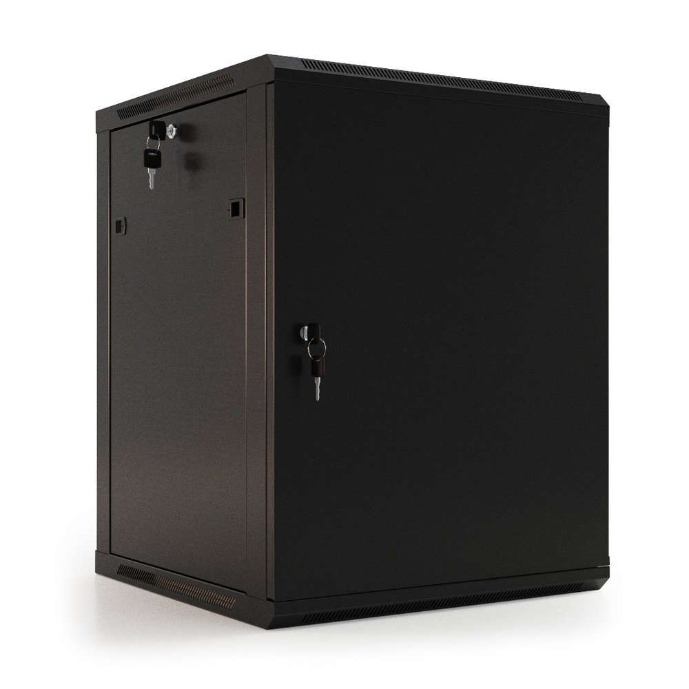 Шкаф настенный 19-дюймовый Hyperline TWB-0666-SR-RAL9004
