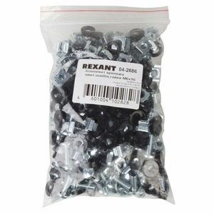 Адаптер для стойки Rexant 04-2686 Комплект крепежа винт+шайба+гайка M6x16