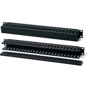 Кабельная гребенка для рэковых шкафов Hyperline CM-1U-PL-COV