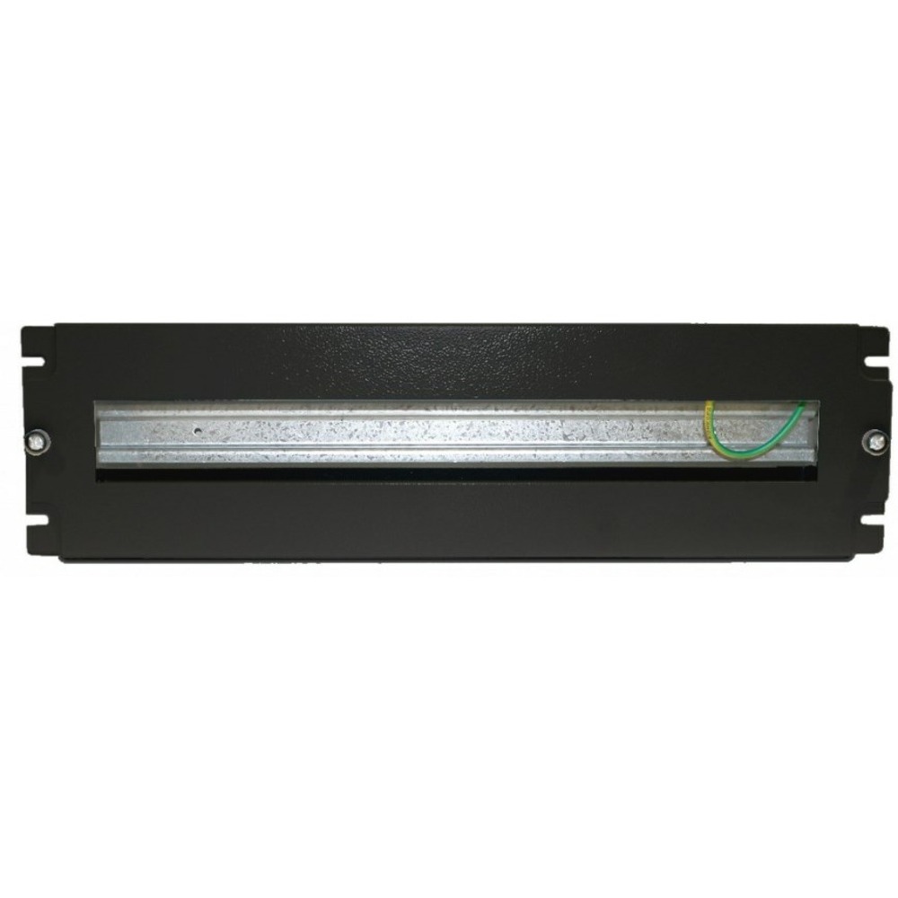 Панель с DIN-рейкой с регулируемой глубиной Hyperline BPB19-PS-3U-RAL9005