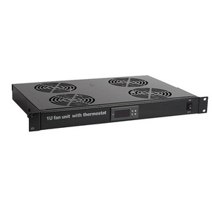 Панель вентиляторная для рэковых шкафов Hyperline TRFA-MICR-4F-RAL9004