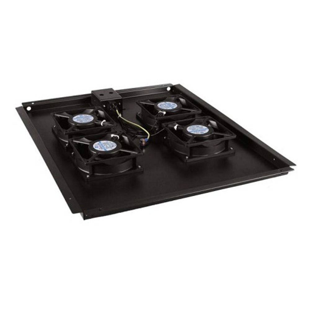Панель вентиляторная для рэковых шкафов Hyperline TFAT-TC800-4-RAL9004