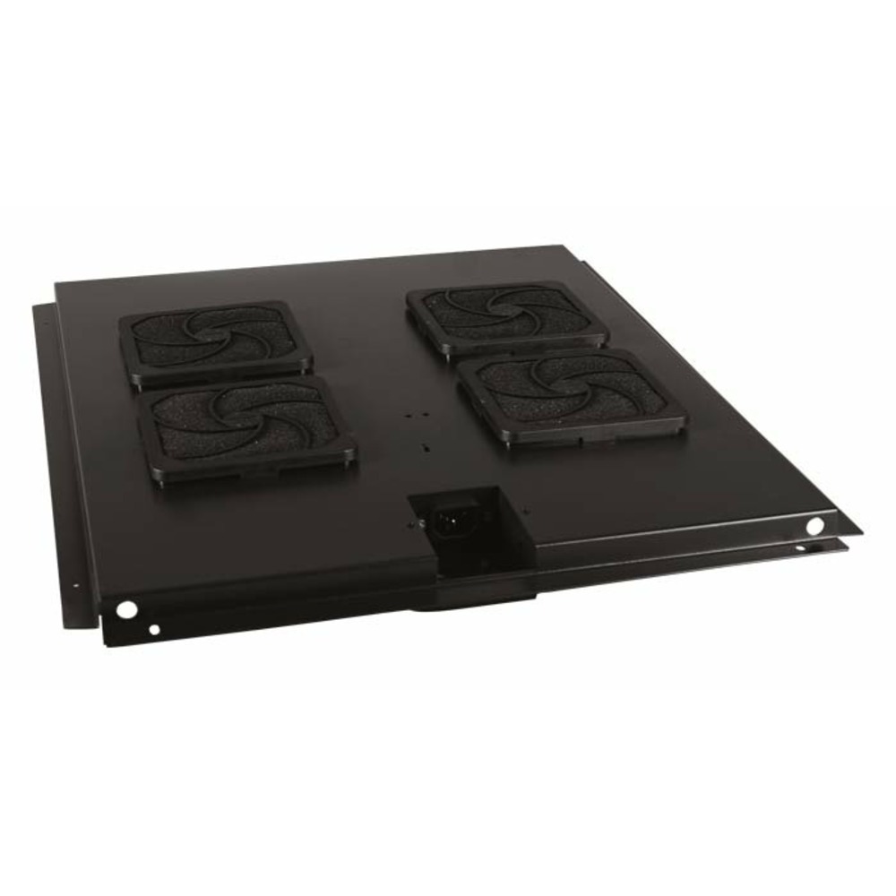 Панель вентиляторная для рэковых шкафов Hyperline TFAT-TC1000-4-RAL9004