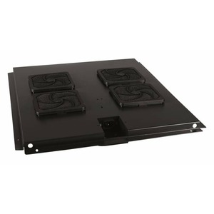 Панель вентиляторная для рэковых шкафов Hyperline TFAT-TC1000-4-RAL9004