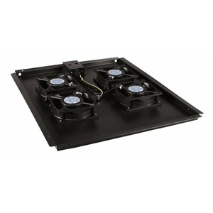 Панель вентиляторная для рэковых шкафов Hyperline TFAT-TC1000-4-RAL9004