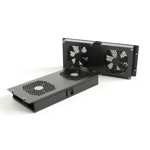 Панель вентиляторная для рэковых шкафов Hyperline TFAT-T2FM-RAL9004