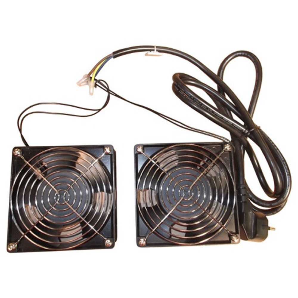 Панель вентиляторная для рэковых шкафов Hyperline TFY-WMC-2FAN