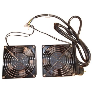 Панель вентиляторная для рэковых шкафов Hyperline TFY-WMC-2FAN