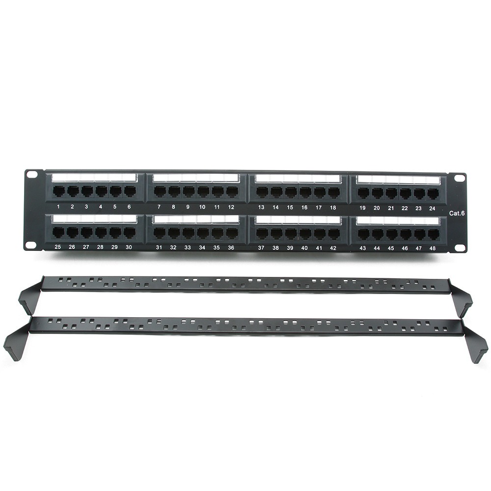 Патч-панель для рэковых шкафов Cablexpert NPP-C648CM-001