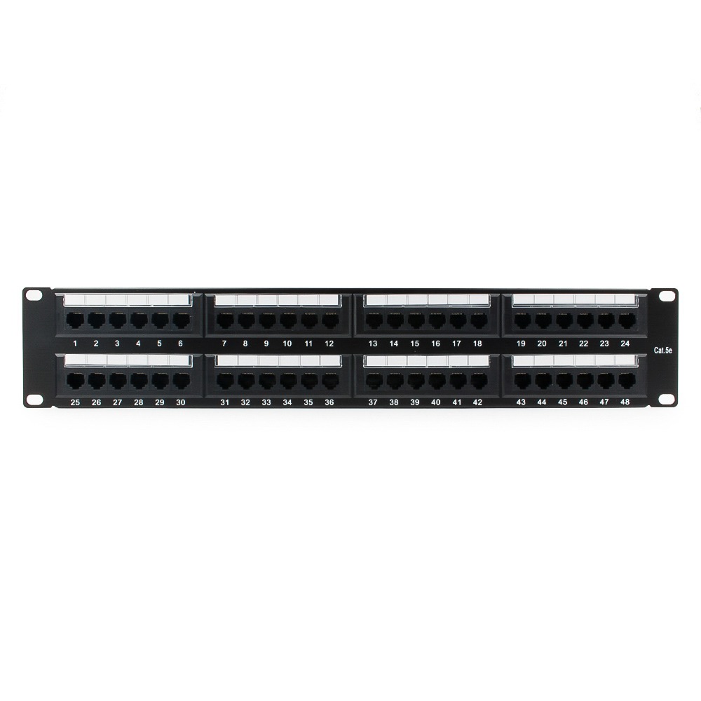 Патч-панель для рэковых шкафов Cablexpert NPP-C548CM-001