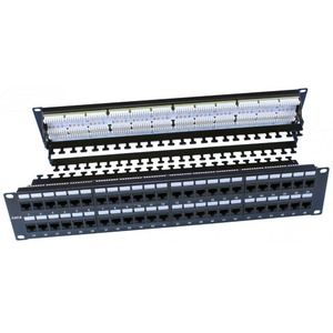 Патч-панель 19" Hyperline PP3-19-48-8P8C-C6-110D