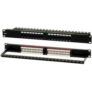 Патч-панель 19" Hyperline PP2-19-16-8P8C-C6-110D
