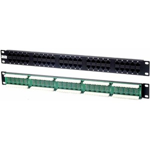 Патч-панель 19" Hyperline PP-19-50-8P8C-C5-110D