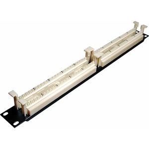 Патч-панель для рэковых шкафов Hyperline 110C-19-100P-1U 100 парная кросс-панель 110 типа, 19" 1U (без модулей)