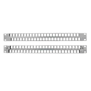 Модульная патч-панель 19", Hyperline PPBLHD-19-48S-SH-RM