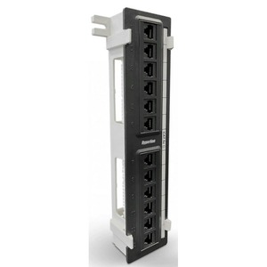 Патч-панель для рэковых шкафов Hyperline PPW-12-8P8C-C5e 12 RJ-45(8P8C)