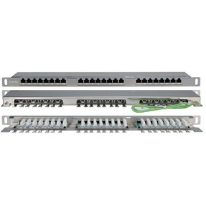 Патч-панель для рэковых шкафов Hyperline PPHD-19-24-8P8C-C5E-SH-110D
