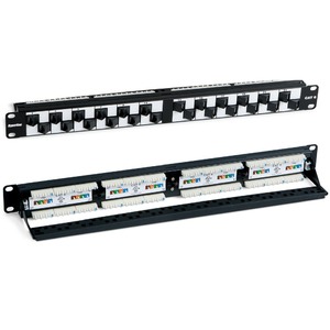 Патч-панель для рэковых шкафов Hyperline PP2A-19-24S-8P8C-C6-110