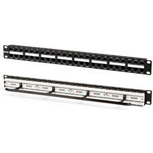 Патч-панель для рэковых шкафов Hyperline PPHD-19-48-8P8C-C6-110D