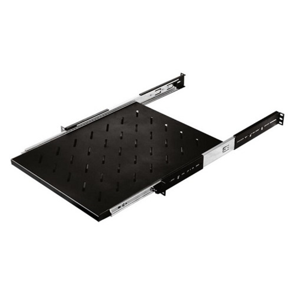 Полка выдвижная для рэковых шкафов Hyperline SRVSH-800-RAL9005