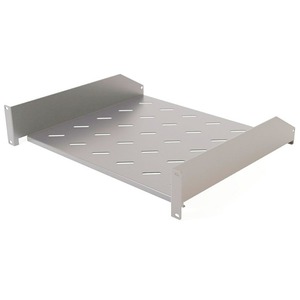 Полка угловая с перфорацией 19" Hyperline TAL3-2U-500-RAL7035
