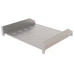 Полка угловая с перфорацией 19" Hyperline TAL3-2U-500-RAL7035