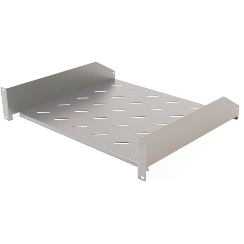 Полка угловая с перфорацией 19 Hyperline TAL3-1U-250-RAL7035