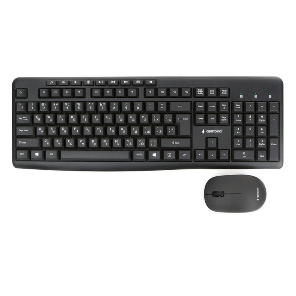 Комплект кл-ра+мышь беспров. Gembird KBS-9400