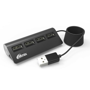 Хаб USB Ritmix CR-2400 Black